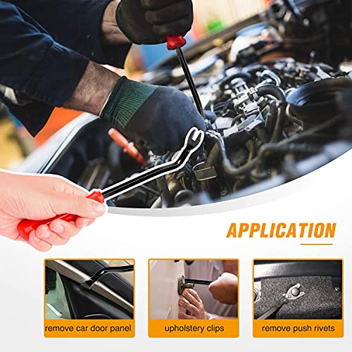 240PCS Bumper Retainer Clips Car Plastic Rivets Fasteners Push Retainer Kit Auto Push Pin Rivets Set L9665