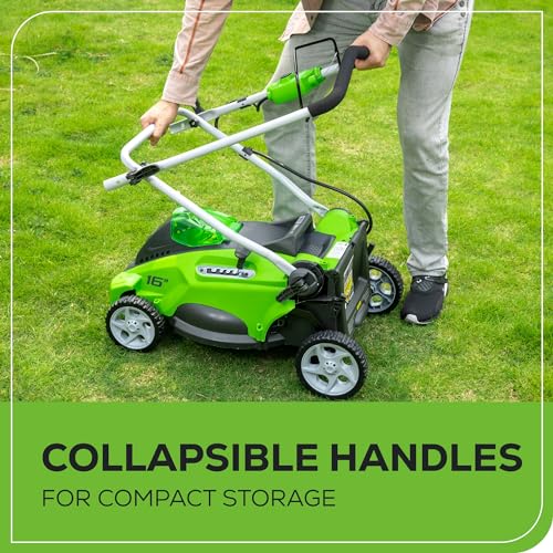 Cordless Self-Propelled Lawn Mower with Battery and Charger P78901