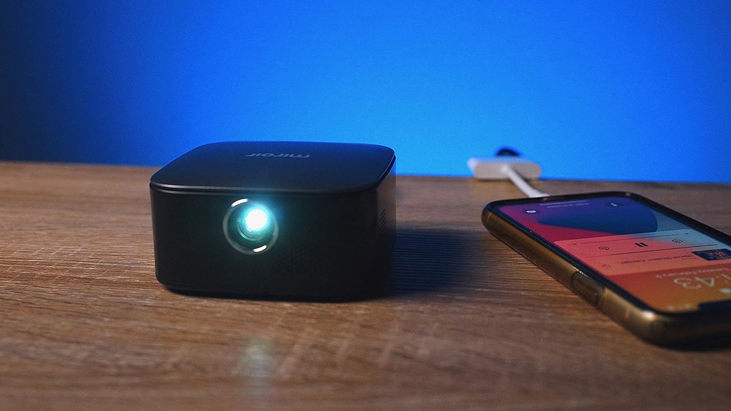 Portable LED Movie Projector with HDMI and Built-In Speakers Q745147