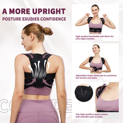 Adjustable Posture Corrector for Upper Back Support I7590