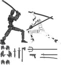 T13 Action Figure 3D Printed Multi-Jointed Movable T13 Lucky 13 Dummy 13 Nova 13 Robot 13 Action Figure Desktop Decorations for Game Lovers (Coffee)