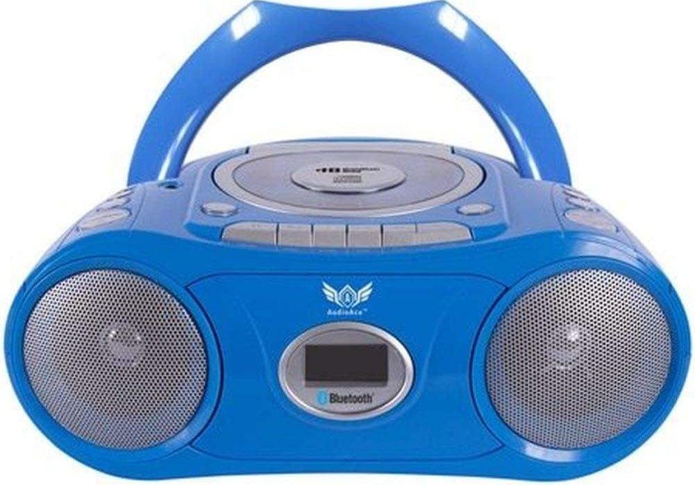 6 Person Listening Center with Bluetooth Boombox and Over-Ear Headphones O5905