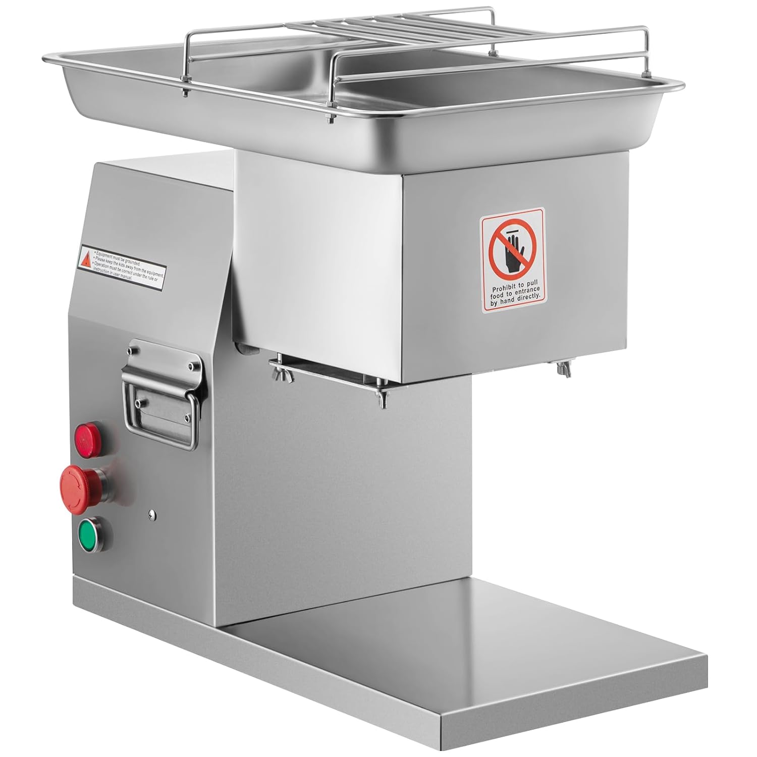 Commercial Meat Cutter Machine 1100 LB/H 3mm Stainless Steel Electric Food Slicer Z71032