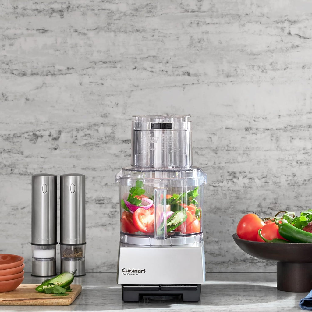 Food Processor, 11 Cup, Brushed Chrome R67375