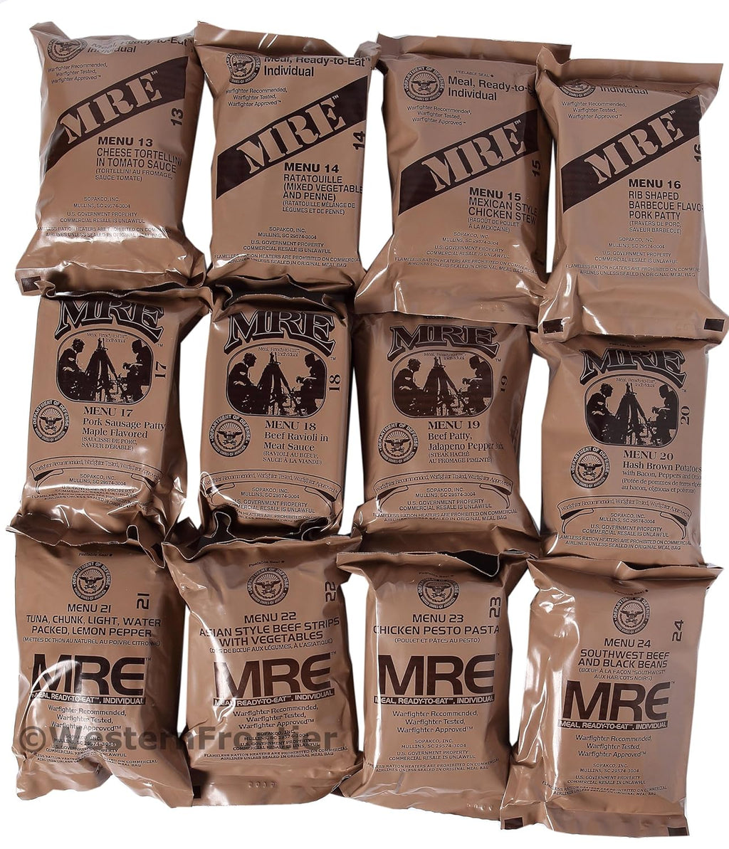 MRE Case A and Case B Bundle, 24 Meals R4644