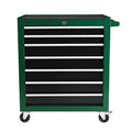 5 Drawers Rolling Tool Chest Cabinet with Wheels, Tool Storage Cart and Tool Box Organizer with 7 Extra Storage Boxes for Garage, Warehouse and Workshop, Blue & Grey