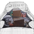 Truck Bed Net, Highly Elastic Cargo Net for Pickup Truck Bed, Stretchable Mesh Organizer for Pickup Trunk Bed, Suitable for Daily Light Loads of Trucks, 4'x4’ Stretches to 7‘x 7’