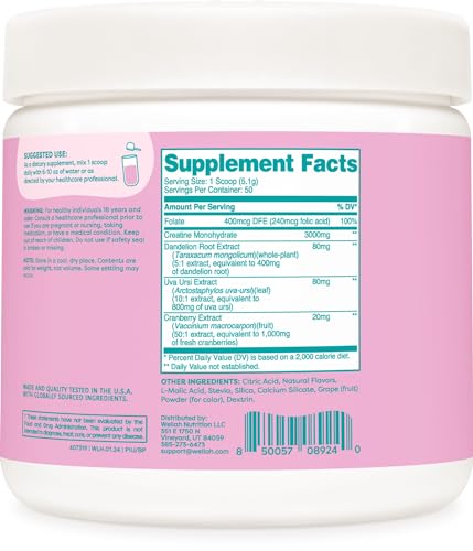 Creatine Monohydrate with Dandelion, Uva Ursi, and Cranberry Extract T89952