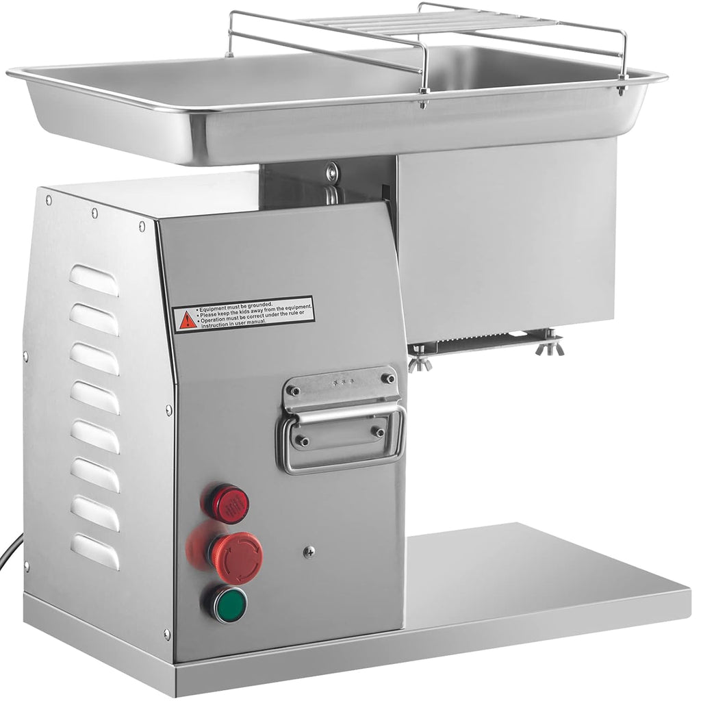 Commercial Meat Cutter Machine 1100 LB/H 3mm Stainless Steel Electric Food Slicer Z71032