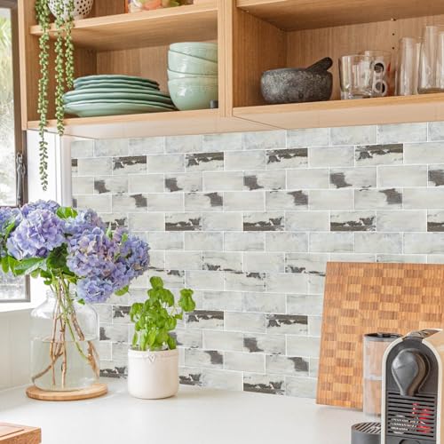 Peel and Stick Backsplash Tile Subway 3D Mosaics for Kitchen and Bathroom X738