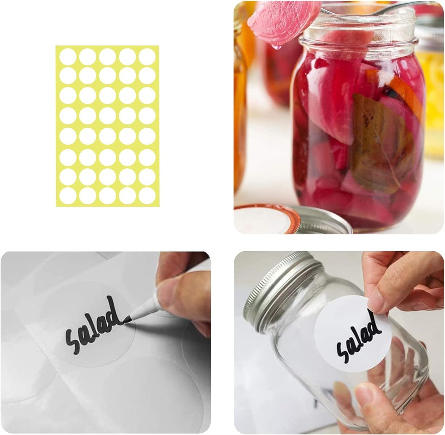 12 Pack Mason Jars with Airtight Lids, 16 oz for Canning and Food Storage F46920
