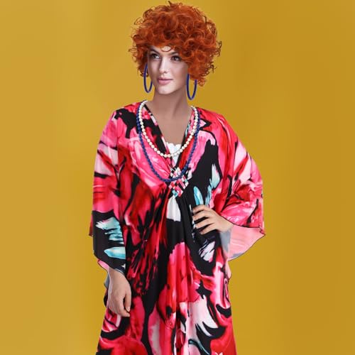 Halloween Women Costume Set with Dress Wig and Accessories L36158