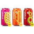 POPPI Sparkling Prebiotic Soda, Bulk 72-Pack, Strawberry Lemon, Orange, Cherry Limeade Beverages made with Apple Cider Vinegar, Low Calorie & Low Sugar Drinks, 12oz