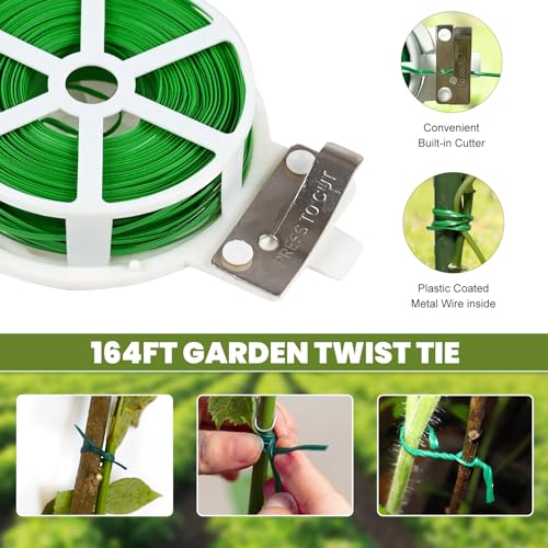 Cucumber Trellis A-Frame for Climbing Plants and Flowers D898369