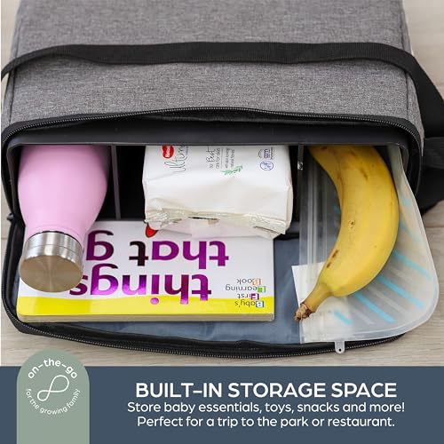 Travel Booster Seat with Storage Compartment F552