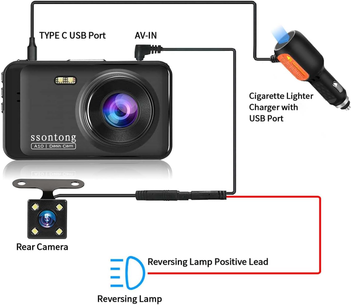 Dash Cam Rear Camera X11999