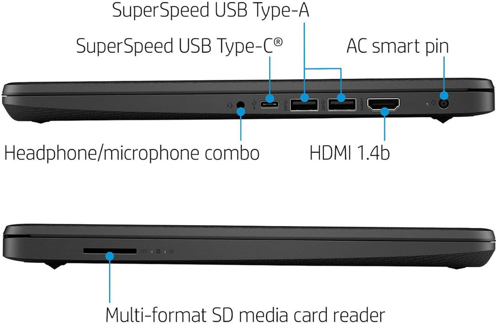 14-inch HD Laptop, Intel Dual Core 2.8GHz, 8GB RAM, 128GB Storage, Windows 11 S X991