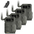 SPYPOINT LM2 Twin Pack Cellular Trail Camera - 20MP Photos, Infrared Game Night Vision Photos, 90' Flash Trail Camera & Detection Range + SD Cards (4 PK) (Nationwide)