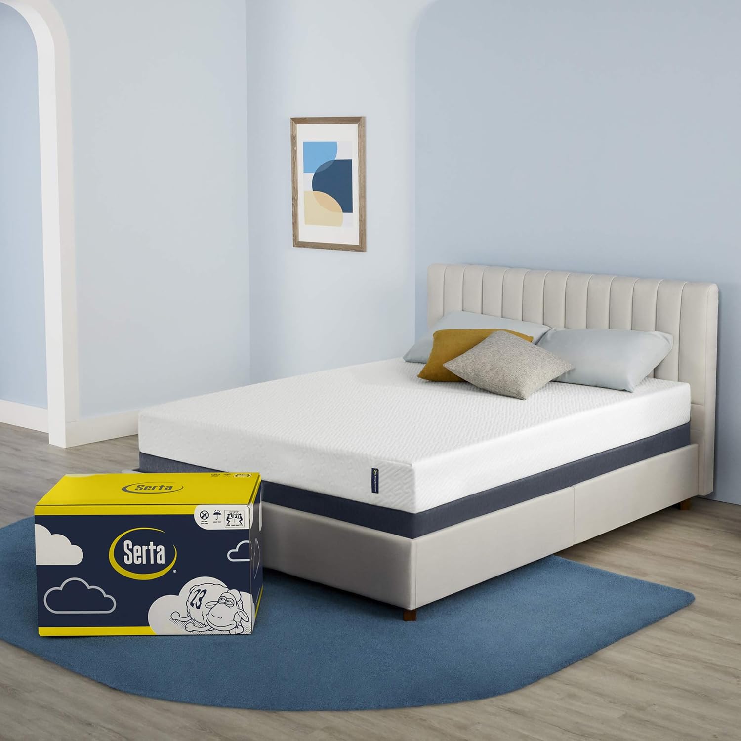 10" Cooling Gel Memory Foam Twin Mattress & 7" Cooling Gel Memory Foam Twin Mattress Bundle Y791