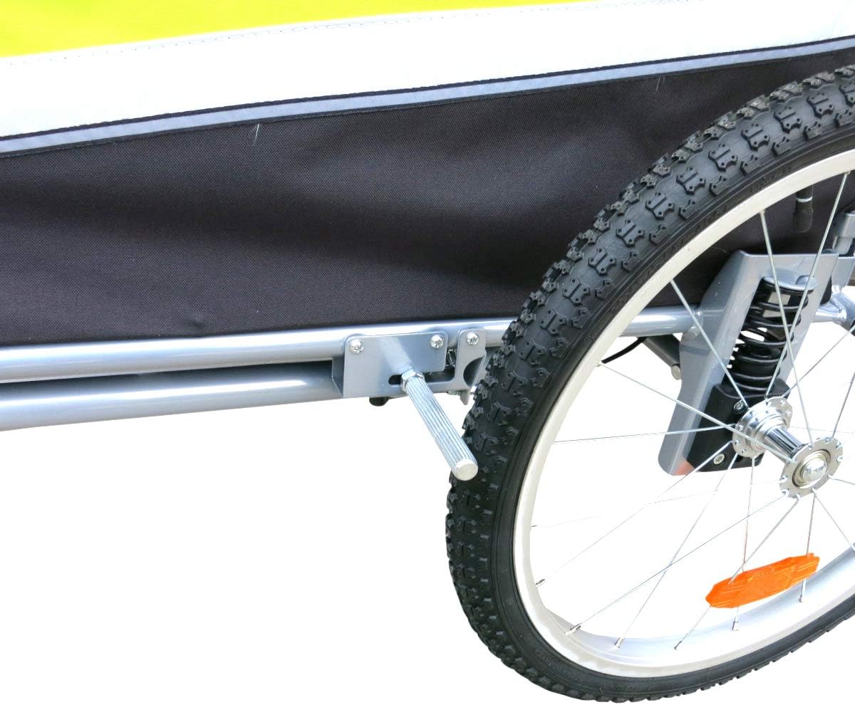 Large Pet Bike Trailer Dog Stroller & Jogger with Shocks K574