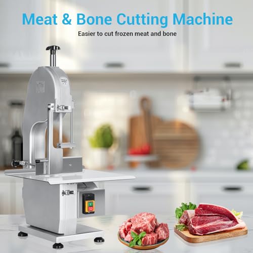 Electric Meat Bone Saw Machine Commercial Home Use Food Grade Cutter for Frozen Meat N72554