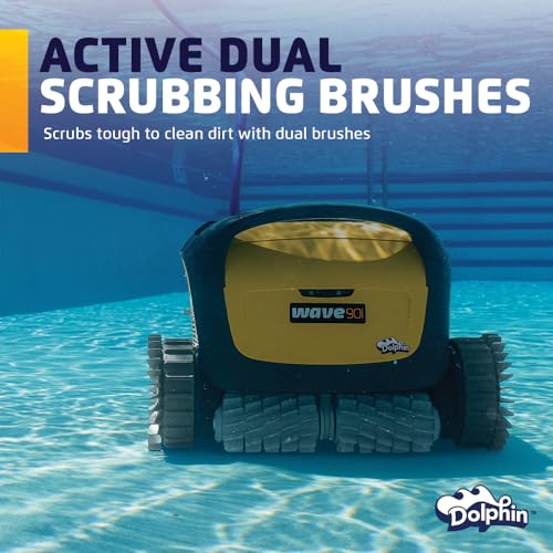 Automatic Robotic Pool Vacuum Cleaner with Remote Control and Caddy E87277