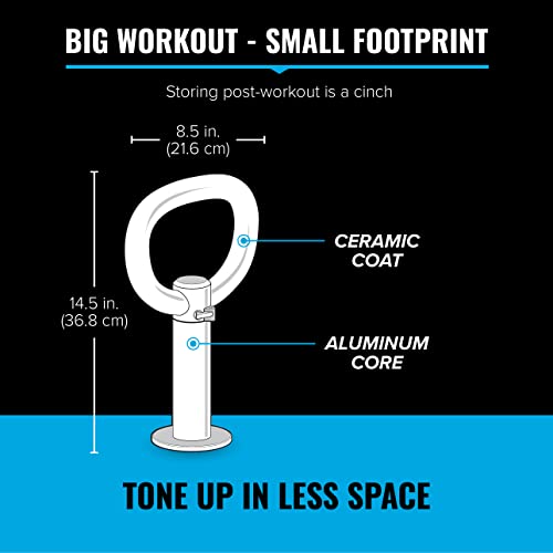 Adjustable Kettlebell Handle for Weight Plates, Home or Gym Workout E835