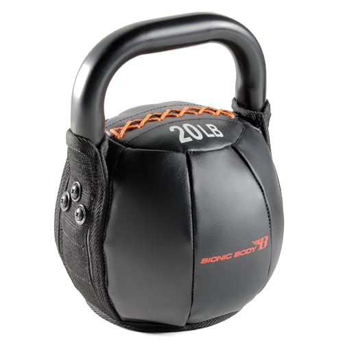 Soft Kettlebell with Handle for Weightlifting, Conditioning, Strength and core Training