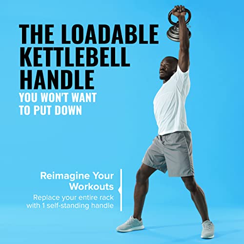 Adjustable Kettlebell Handle for Weight Plates, Home or Gym Workout E835