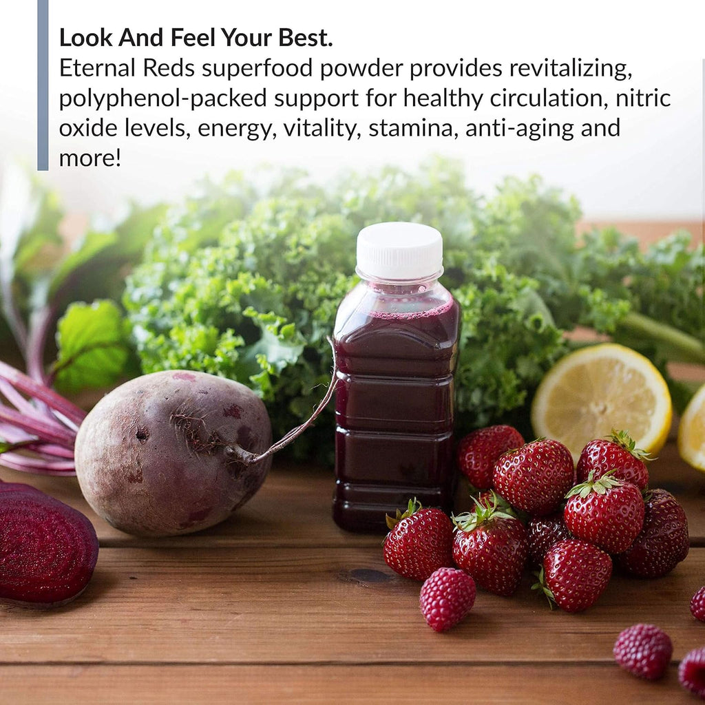 Red Superfoods Powder for Heart Health and Circulation, Berry Flavor G94683