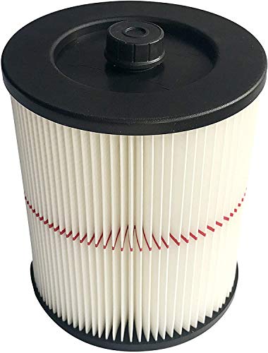 Replacement Cartridge Filter for Wet/Dry Vacuum (1 Filter & Small Brush) P17101