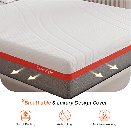 King Size 10 Inch Cooling Gel Memory Foam Mattress in a Box T804553