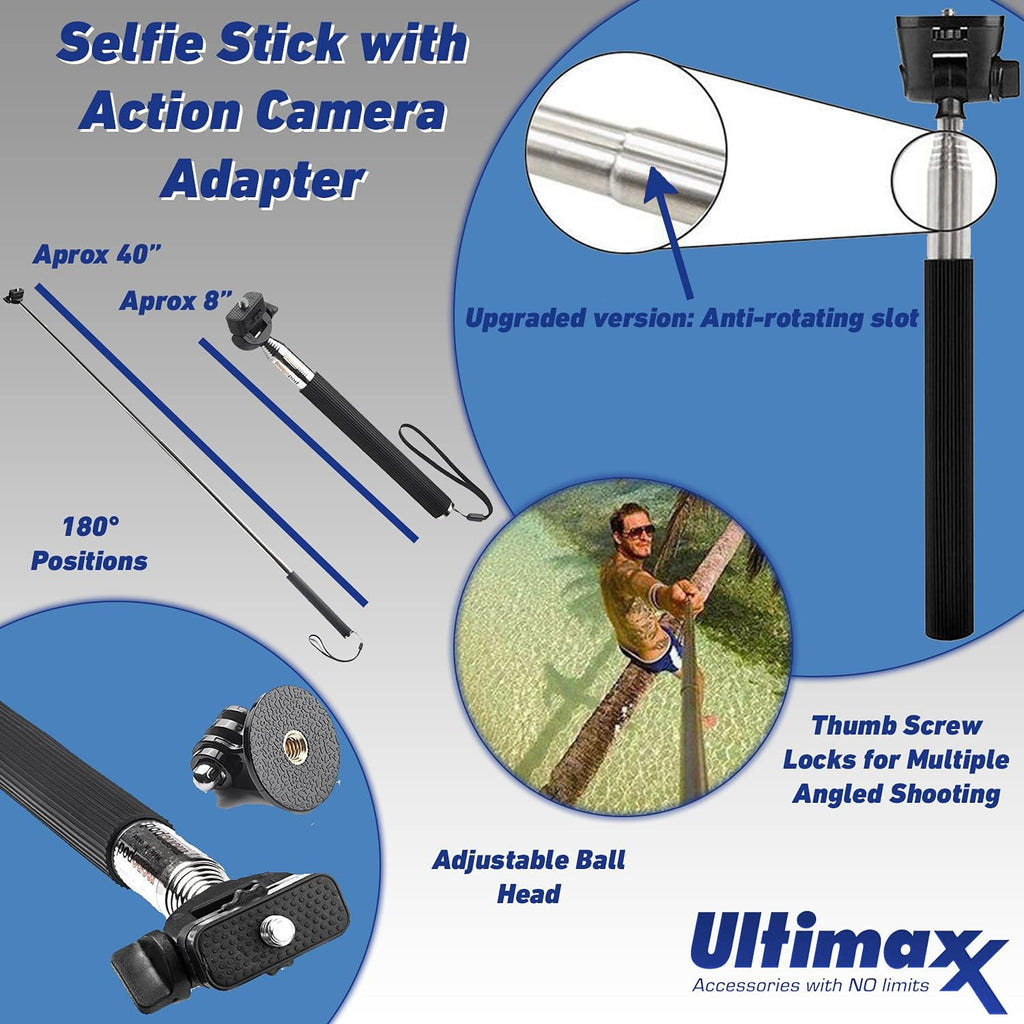 Waterproof Action Camera with Accessory Bundle U905