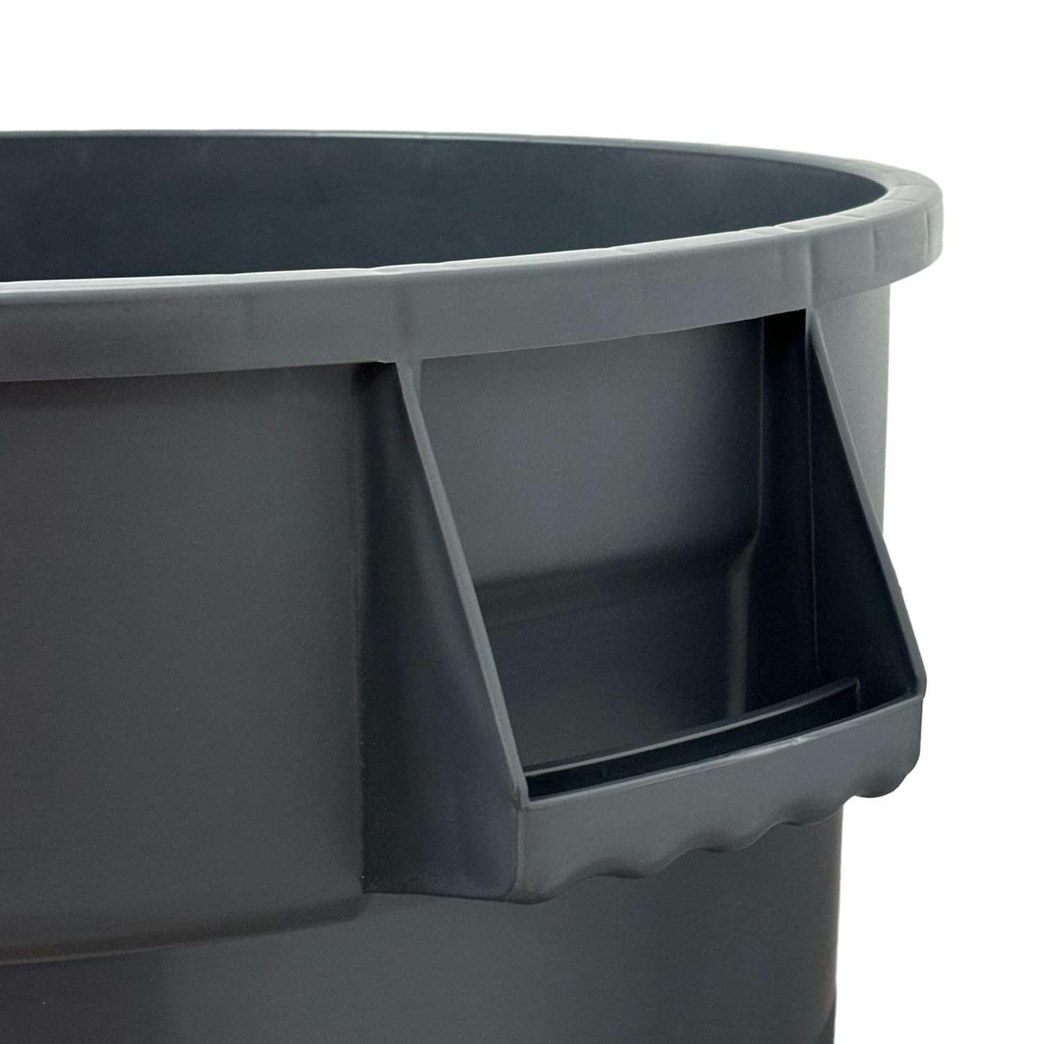 Outdoor Trash Can with Lid and Wheels, 32 Gallon T753568