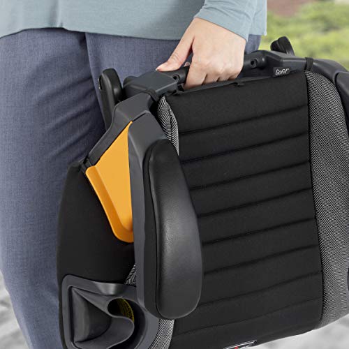 Backless Booster Car Seat with LATCH Attachment, Portable Travel Booster for Children 40-110 lbs L36589