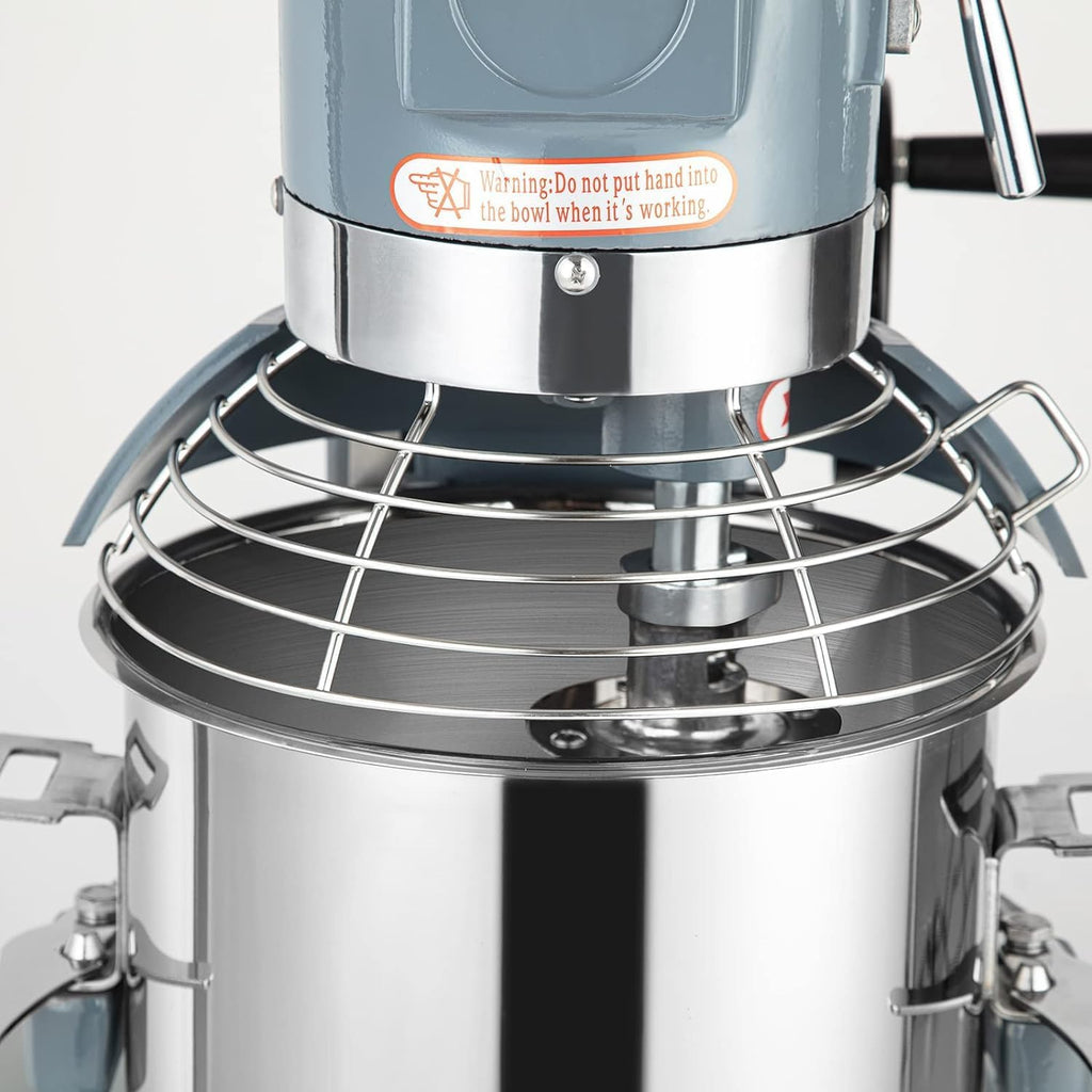 15Qt Commercial Food Mixer, 600W Stainless Steel Bowl, 3 Speeds D93969