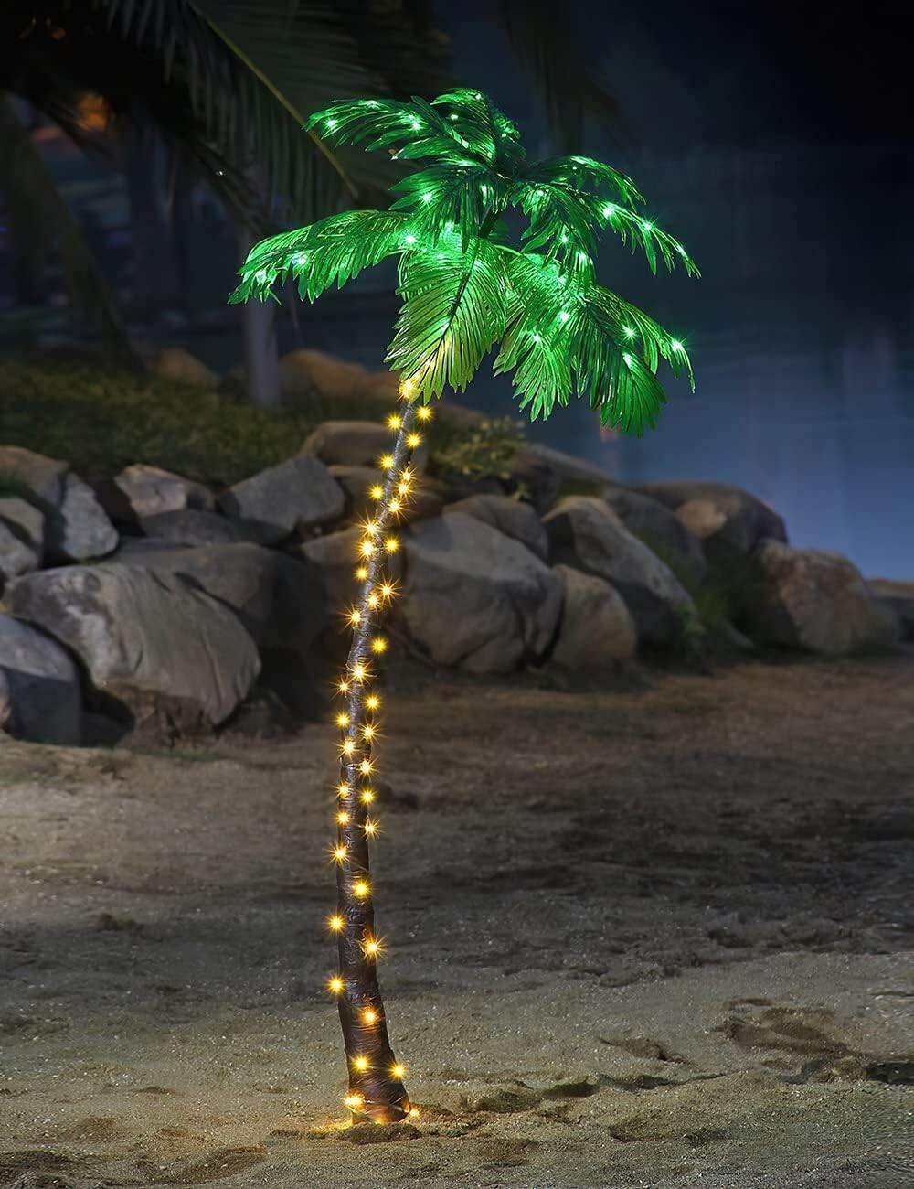 Palm Tree Decor 184LED for Outdoor Patio Party Garden N95946