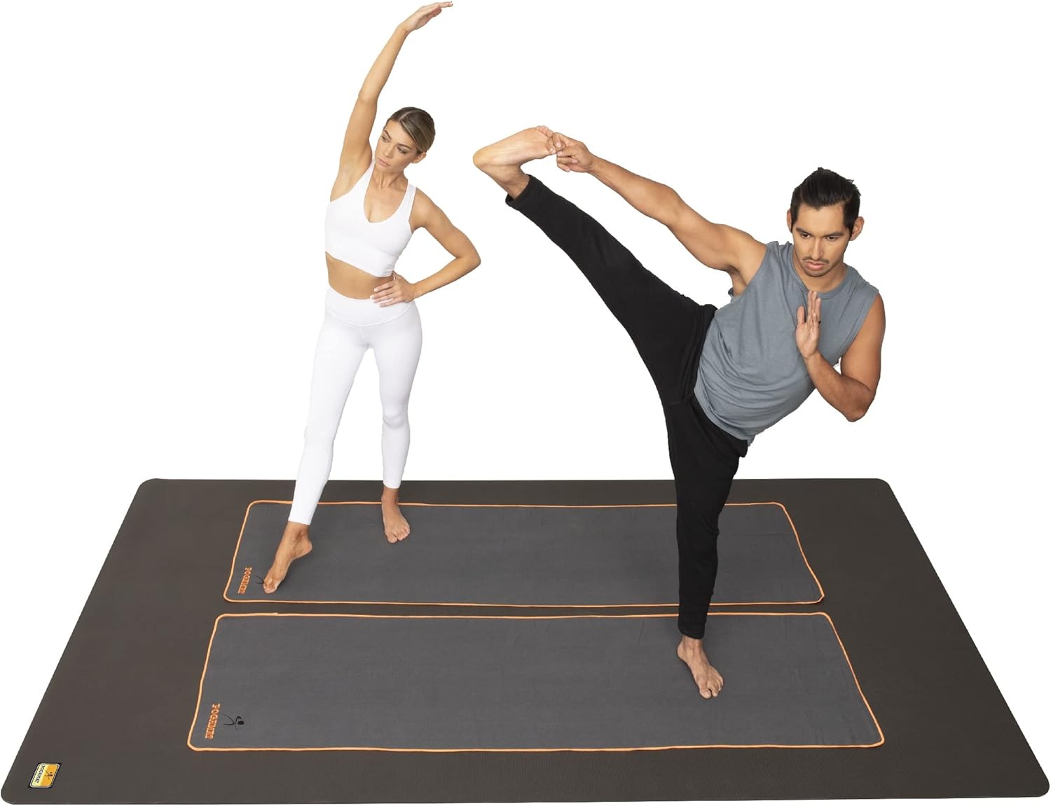 Large Exercise Mat 6x6 ft for Home Gym Flooring I603