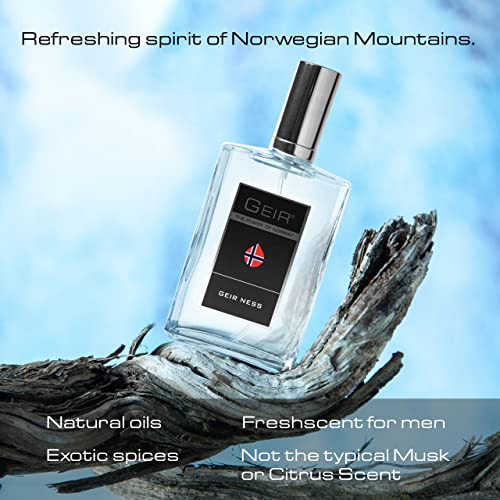 Eau de Parfum Spray for Men - Long Lasting Fresh Cool Scent - 3.4 oz D548600