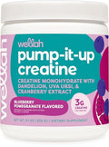 Pump-It-Up Creatine (50 Servings, Unflavored) - Creatine Monohydrate with Dandelion, Uva Ursi, & Cranberry Extract