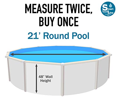 21-Foot Round Above-Ground Pool Liner, UniBead, 48-Inch Wall S83587
