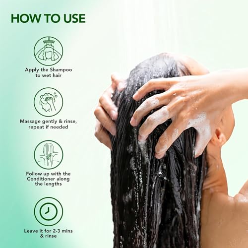 Tea Tree Shampoo and Conditioner Set for Itchy and Dry Scalp, Sulfate Free, 16 fl oz each G7268