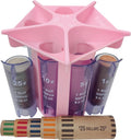 Coin Roller Coin Counter Tube Coin Sorter with Coin Wrappers, Change Sorter Change Counter Machine, Coin Organizer & Coin Holder, Sort Your Pocket Change & Coin Purse Pouch Quick & Accurate