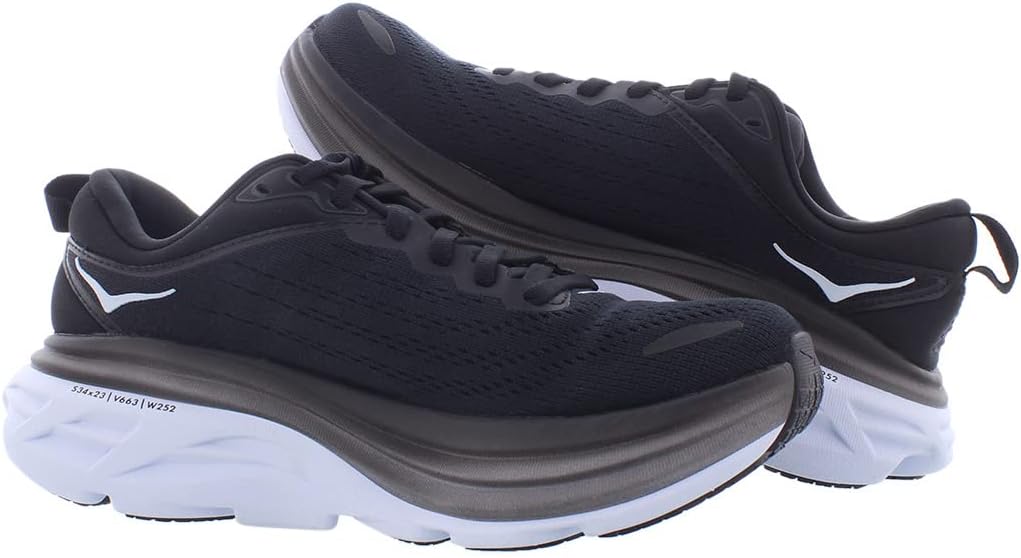 Women's Running Shoes Size 6.5 Black/White J2162