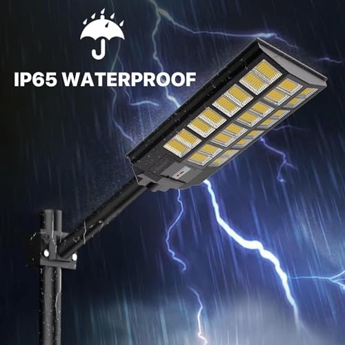 Solar Street Lights Outdoor Waterproof, 6500K LED, Motion Sensor R2774