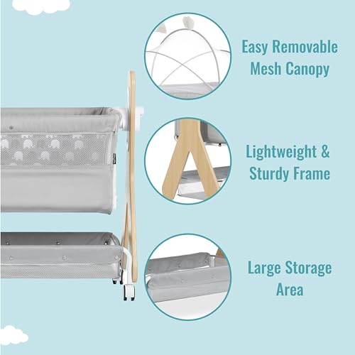 Bassinet and Bedside Sleeper in Black K54261