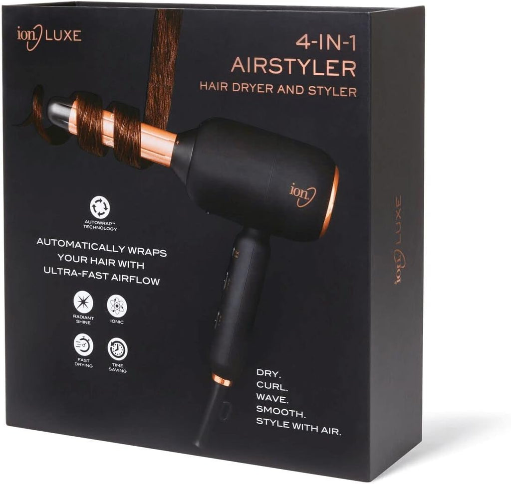 4-in-1 Autowrap Airstyler - Interchangeable Hair Dryer & Curler R2278