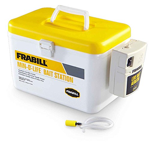 Live Bait Storage Cooler with Portable Aerator, 8-Quart N9466
