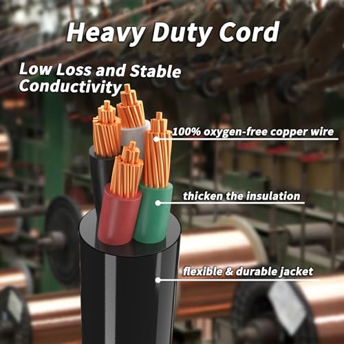 50 Amp Generator Cord 10FT Twist Lock 4 Prong NEMA 14-50P to SS2-50R I35219