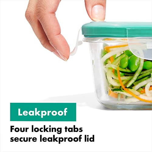 2 Cup Glass Round Food Storage Container G526